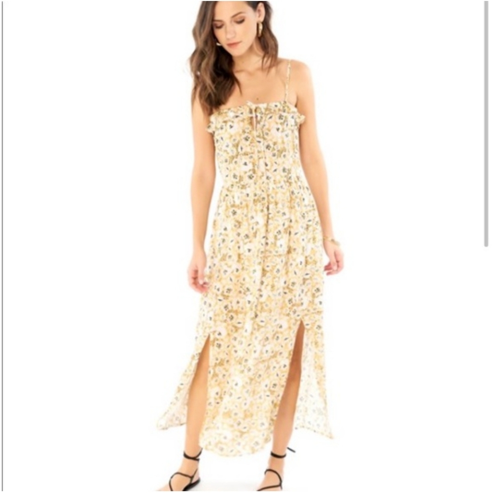 Saltwater Luxe Paisley Casual Maxi Dress Lightweight | Size Small | Like New